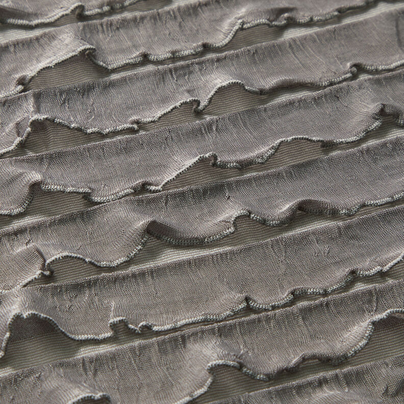 Röyhelö Jersey Batiikki Poikittaisraidat – tumma ruskeanharmaa,  image number 2
