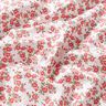 Puuvillapopliini Kukkameri – punainen/valkoinen,  thumbnail number 2