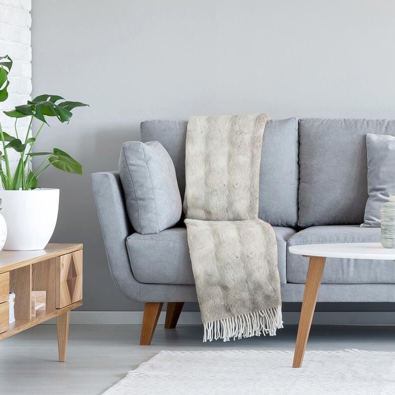 Tekoturkis Pitk&auml;karvainen ja liukuv&auml;rj&auml;ys &ndash; hopeanharmaa,  image number 5