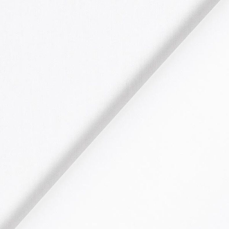 Puuvillapopliini Yksivärinen – valkoinen,  image number 5