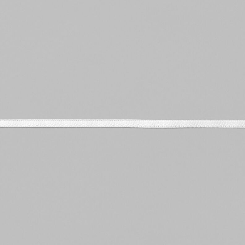 Satiininauha [3 mm] – valkoinen,  image number 1