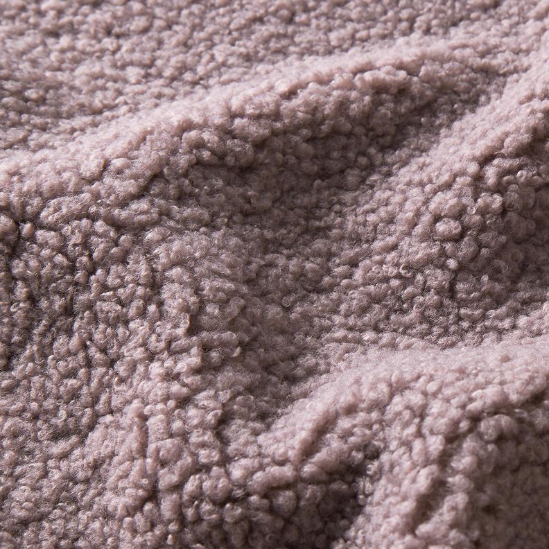 Verhoilukangas Lampaannahkatyyli – malvanharmaa,  image number 2