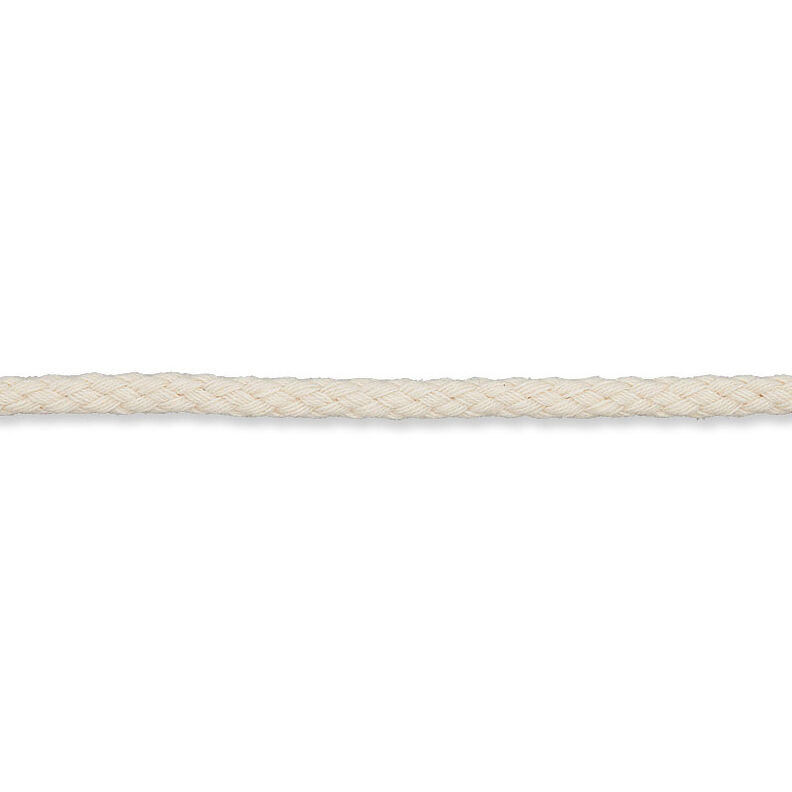Puuvillanyöri [Ø 5 mm] – villanvalkoinen,  image number 2