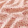 Puuvillakangas Kretonki graafiset jouluaiheiset kuviot – luonnonvärinen/karmiininpunainen,  thumbnail number 2