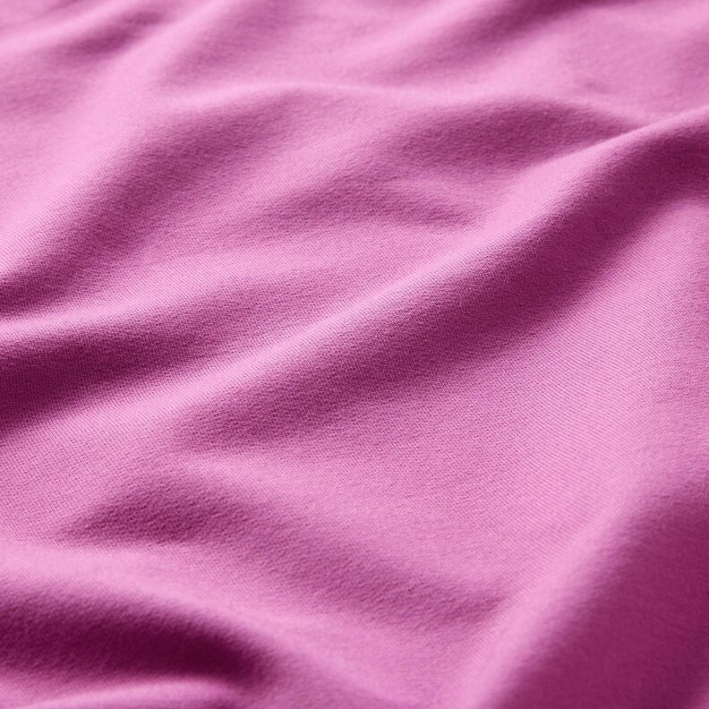 Kevyt French Terry Yksivärinen – punalila,  image number 4