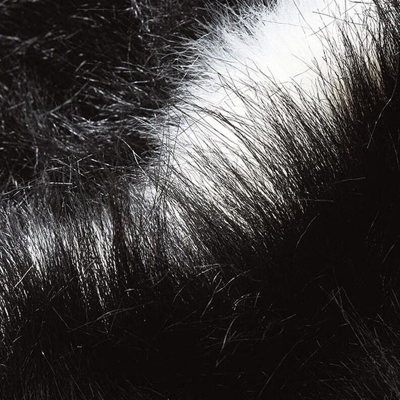 Tekoturkis Poikittaisraidat – musta/villanvalkoinen,  image number 2