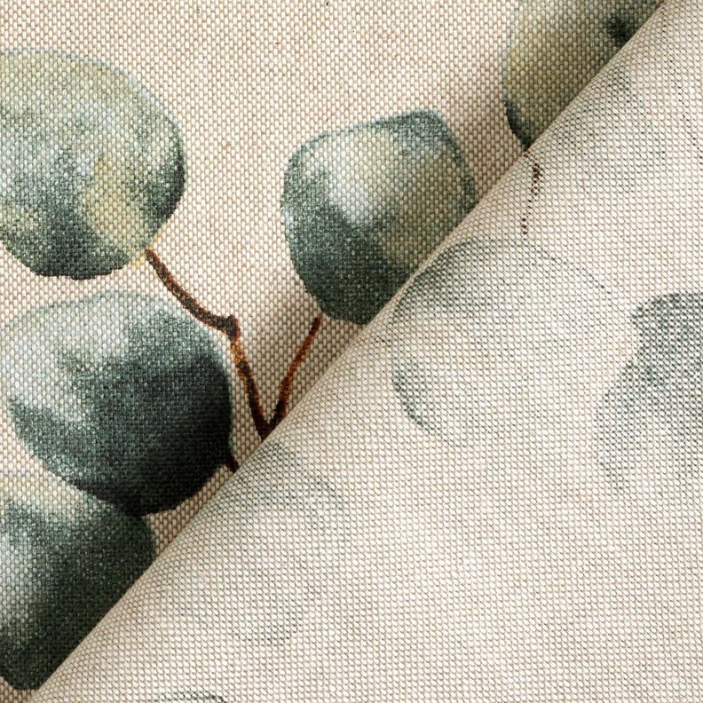 Pinnoitettu puuvilla Eukalyptuksen oksat – luonnonvärinen,  image number 5