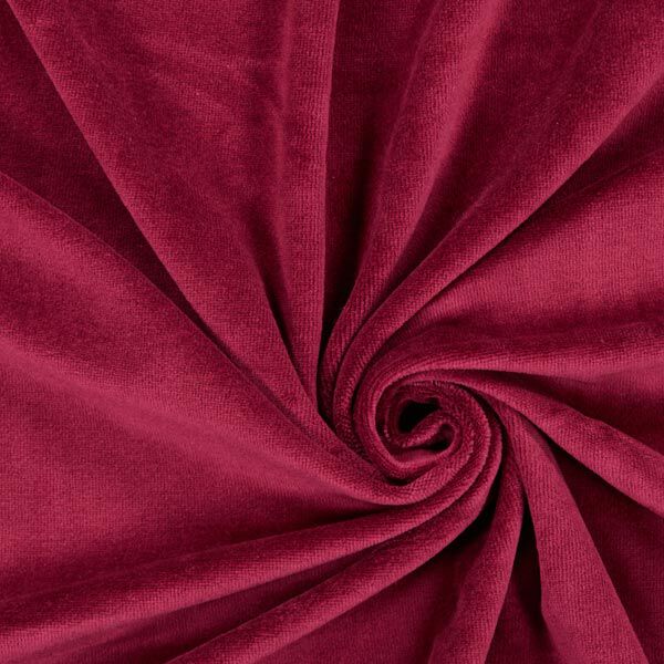 Nicki-kangas yksivärinen – bordeauxin punainen,  image number 1