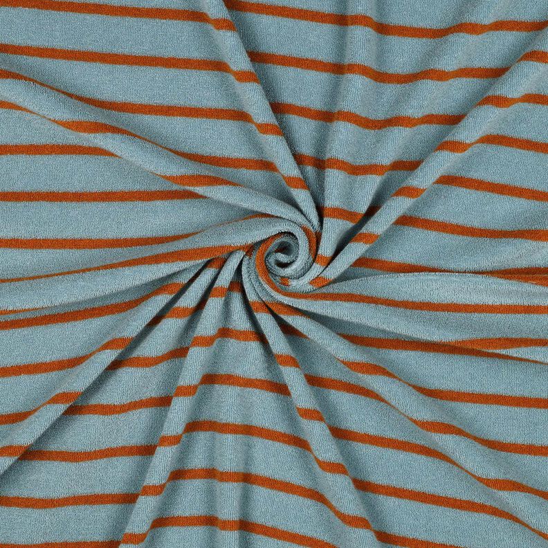 Froteejersey Raidat | Poppy Fabrics &ndash; kyyhkynsininen/kupari,  image number 3