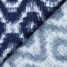 Puuvillapopliini Vinoneli&ouml;t & kimallepisarat &ndash; indigo/valkoinen,  thumbnail number 4