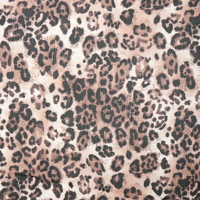 Sifonki Leo & lurex-raidat – beige/musta,  image number 1