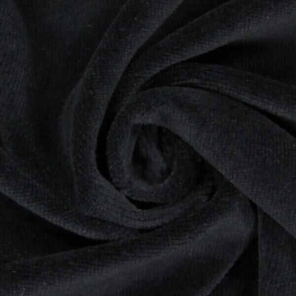 Nicki-kangas yksivärinen – musta,  image number 2