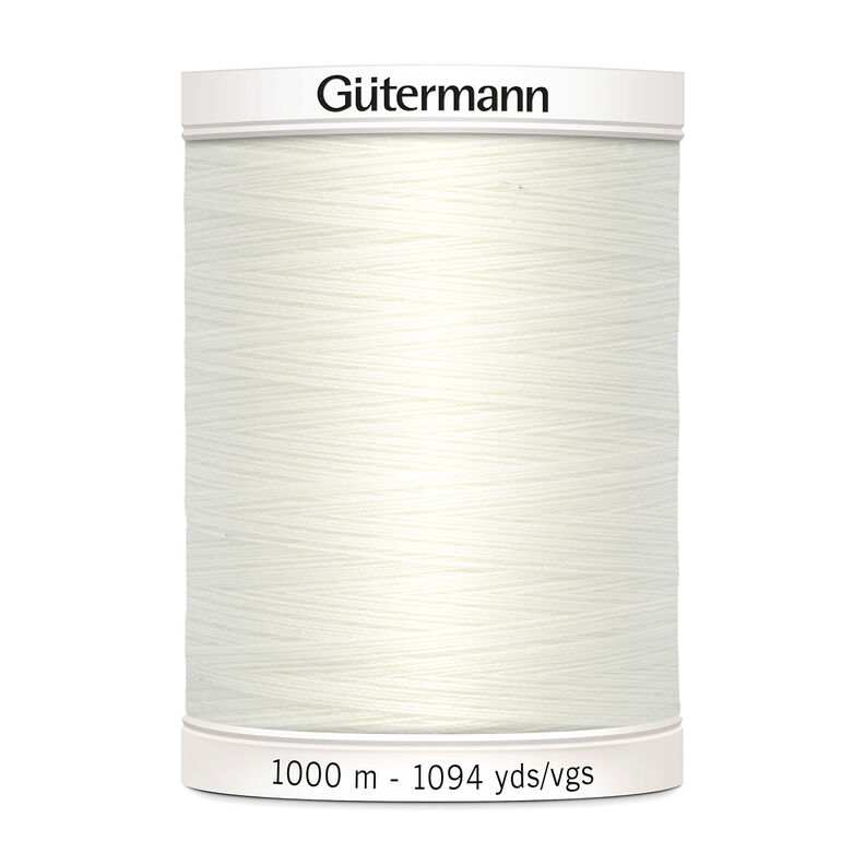 Monikäyttölanka (111) | 1000 m | Gütermann – norsunluu,  image number 1