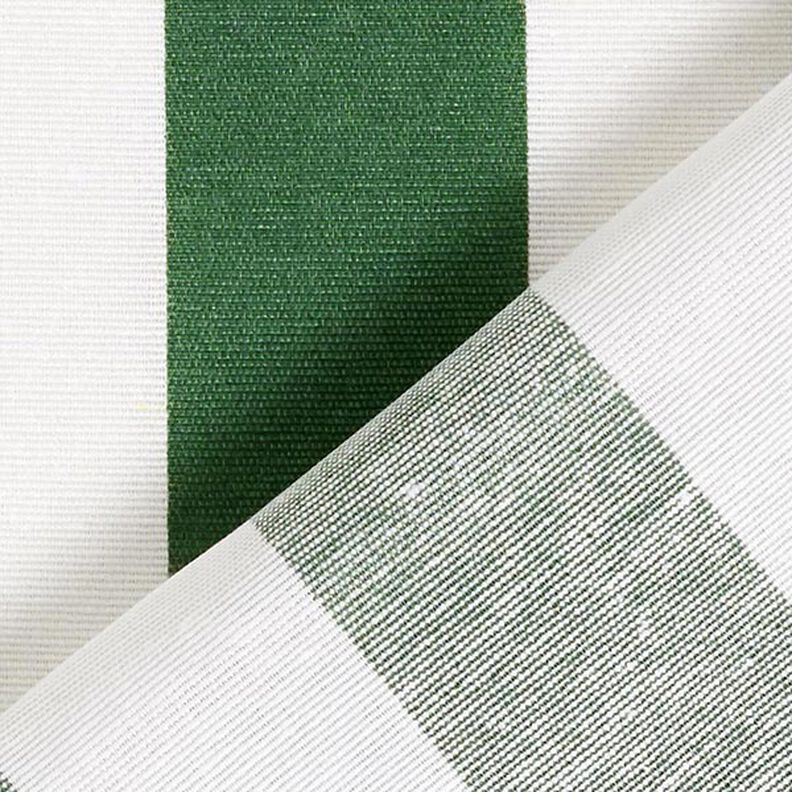 Sisustuskangas Canvas Raidat – vihreä/valkoinen,  image number 4