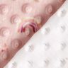 Pehmofleece Kohokuvioidut pisteet ja sateenkaaret – roosa,  thumbnail number 3
