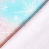Puuvillajersey Lumihiutaleet Akvarelli Liukuv&auml;ri | Glitzerp&uuml;ppi &ndash; j&auml;&auml;nsininen/ruusunpunainen,  thumbnail number 4