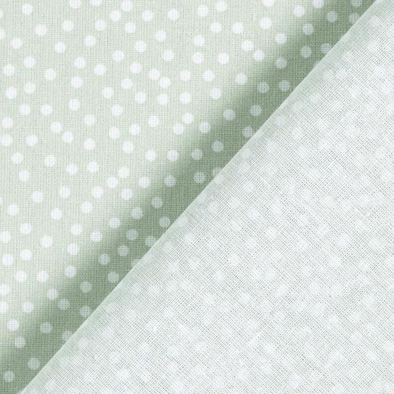Puuvillakangas Kretonki Epäsäännölliset pilkut – pastellinvihreä,  image number 5
