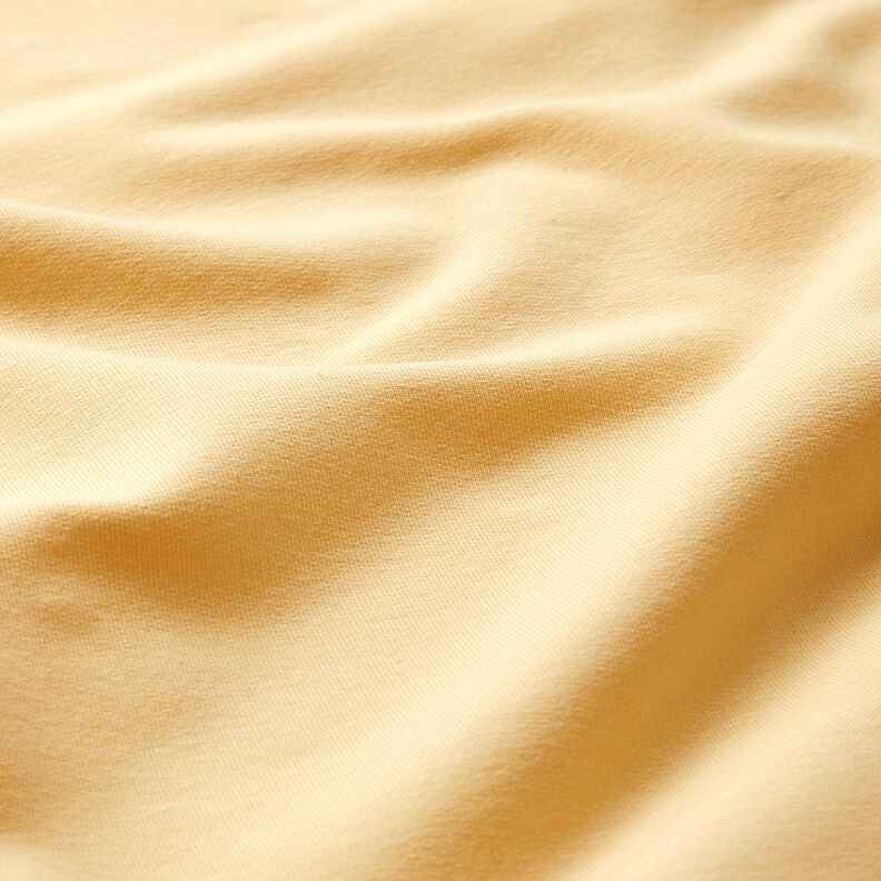 Kevyt puuvillacollege Yksivärinen – vaniljankeltainen,  image number 4