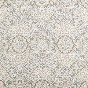 Sisustuskangas Jacquard Tyylikk&auml;&auml;t laatat &ndash; anemone/vaalea beige, 