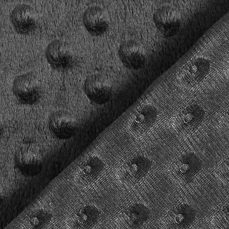 Pehmofleece Kohokuvioidut pisteet – musta,  image number 4