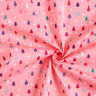 Puuvillakangas Popliini Minikuuset – pink/valkoinen,  thumbnail number 3