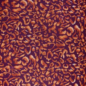 Romanitjersey Leopardikuvio – munakoiso/terrakotta, 