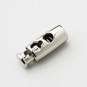 Ny&ouml;ristoppari metall [L&auml;pimeno: 3 mm] &ndash; hopea metallic, 