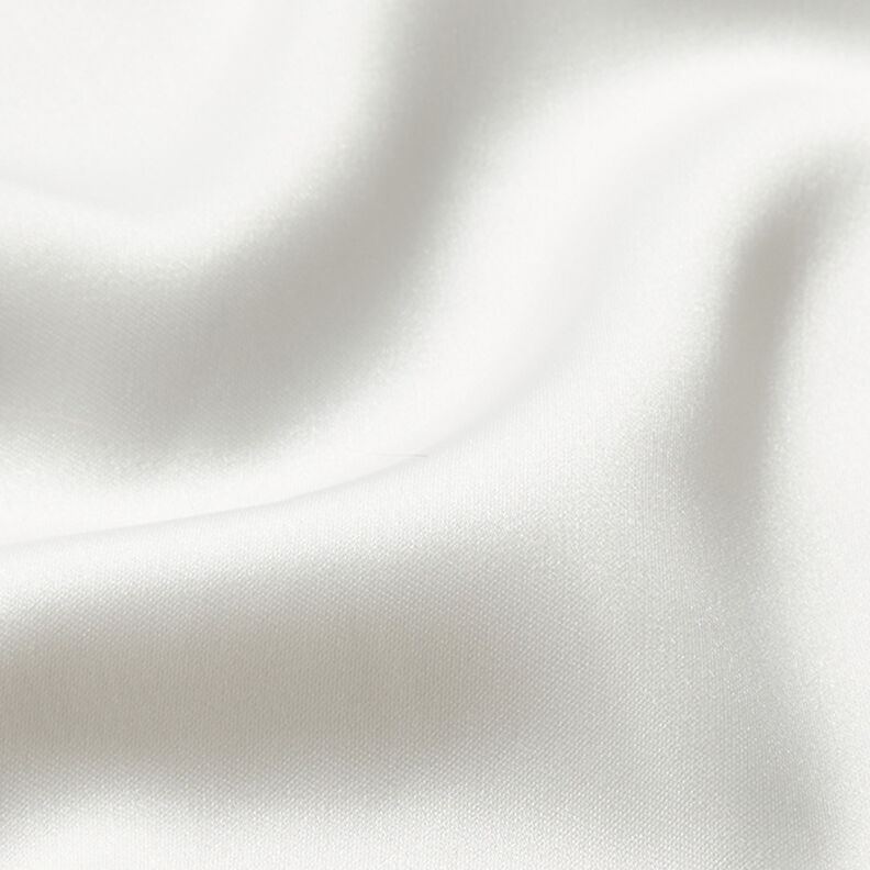 Polyesterisatiini Yksivärinen – valkoinen,  image number 2
