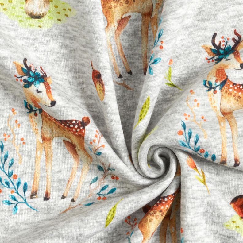 Alpenfleece Romanttinen kauris – hopeanharmaa/luonnonvärinen,  image number 3