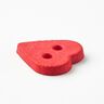 Sydämenmuotoinen nappi [Ø 15 mm] – chili,  thumbnail number 2
