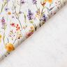 Sisustuskangas Puuvillatoimikas Villikukat &ndash; norsunluu/lila,  thumbnail number 4