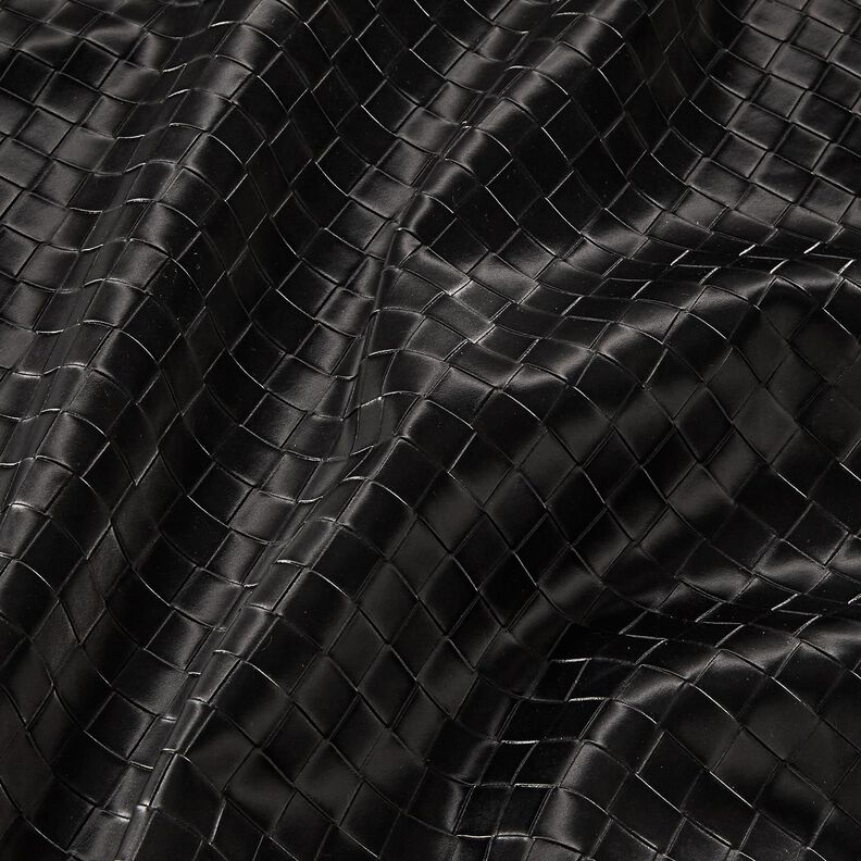 Keinonahka punottu | Katia Fabrics – musta,  image number 2