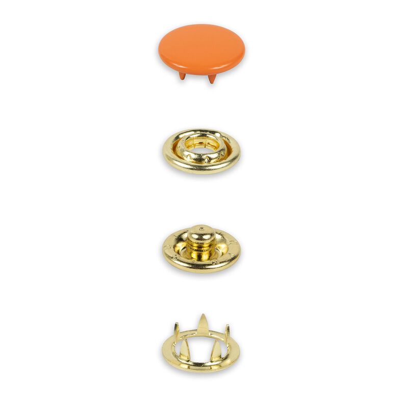 Jersey-nepparit [12 mm] | Prym – oranssi,  image number 2