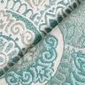 Sisustuskangas Jacquard Tyylikk&auml;&auml;t laatat &ndash; kirkas petrooli/vaalea beige,  thumbnail number 4