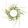Koriste Kukkakranssi marjoilla [Ø11 cm/ 39 cm] – valkoinen/vihreä,  thumbnail number 1