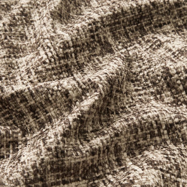 Verhoilukangas Veluuri kohokuvioitu &ndash; tummanruskea,  image number 2