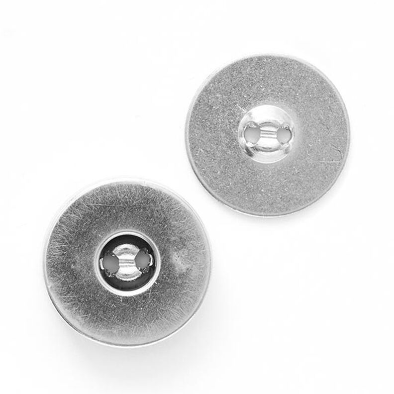 Magneettinappi [  Ø18 mm ] – hopea metallinen,  image number 2