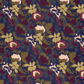 Romanitjersey Kukkapelto – laivastonsininen/merlot, 