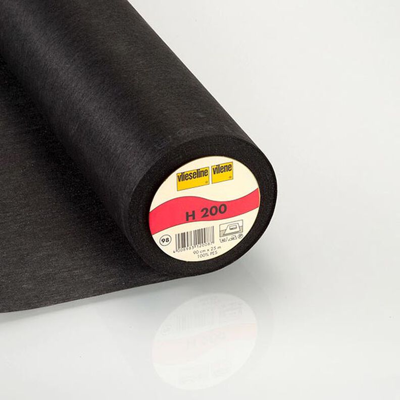 H 200 Silitettävä kangasvahvike | Vlieseline – musta,  image number 1