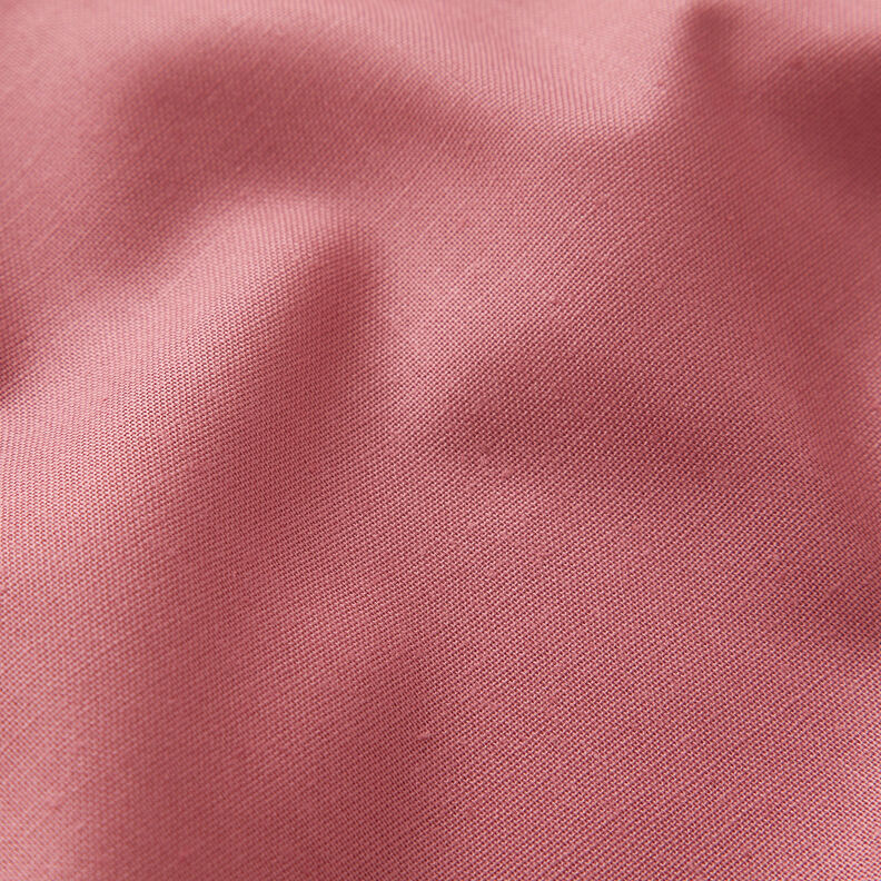 Puuvillakangas Kretonki Yksivärinen – tumma vanharoosa,  image number 2