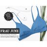 FRAU JUNE – bikini- tai joogatoppi, ei kiinnitystä, Studio Schnittreif  | XS -  XXL,  thumbnail number 1