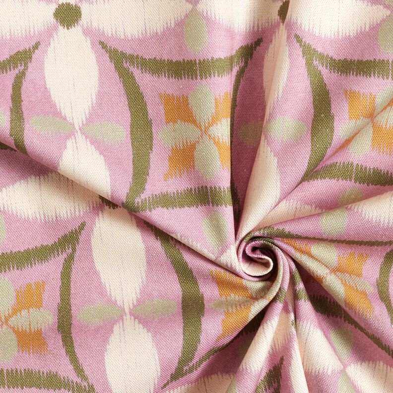 Sisustuskangas Canvas Kirjontatyyli suuri – pastellivioletti/vaalea beige,  image number 3