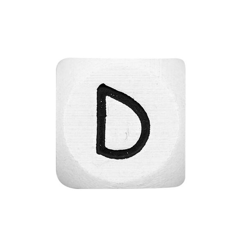Puukirjaimet D – valkoinen | Rico Design,  image number 1