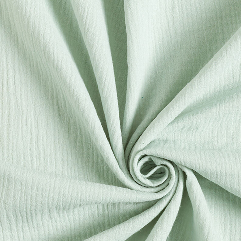 Musliini-/kaksikerroksinen kangas – mint,  image number 1