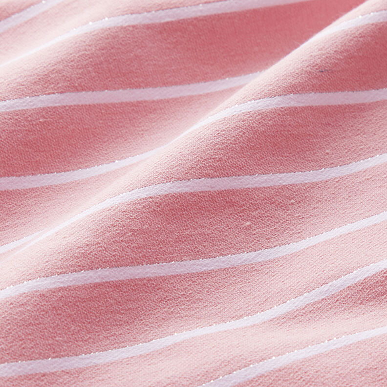 Viskoosistretch ja kimalleraidat – roosa/valkoinen,  image number 2