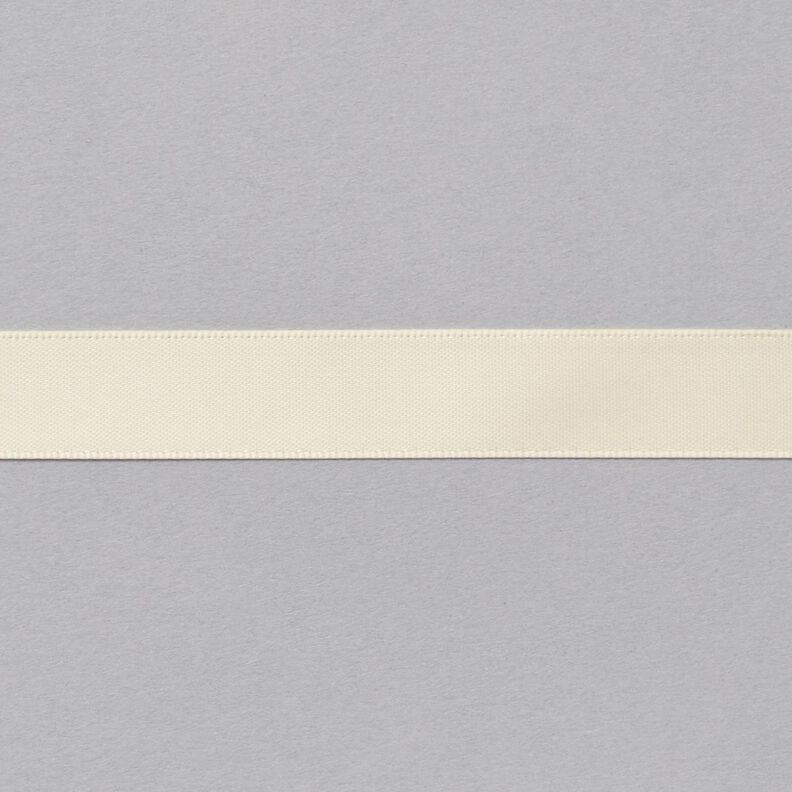 Satiininauha [15 mm] – villanvalkoinen,  image number 1