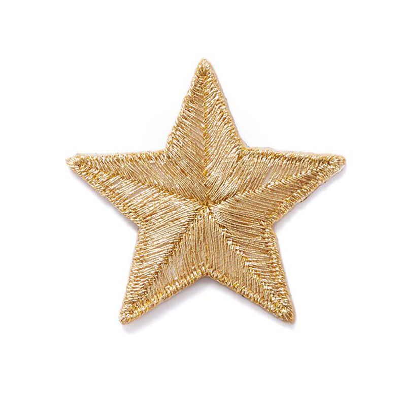 Kangasmerkki Tähti – kultainen metallic,  image number 1