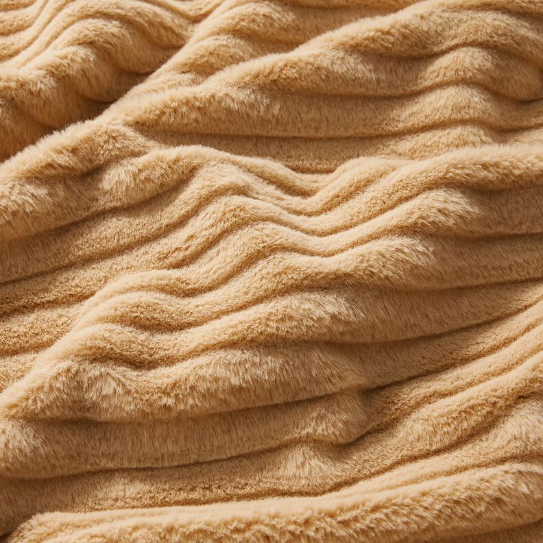 Keinoturkis leveillä poikittaisviivoilla – beige,  image number 2