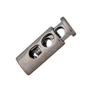 Nyöristoppari [ Ø 5 mm ] – vanha hopea metallinen, 