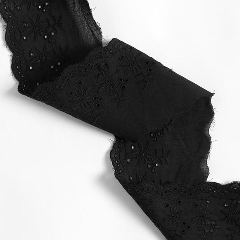 Koristeköynnöspitsi Puutarhakukka [90mm] - musta,  image number 2
